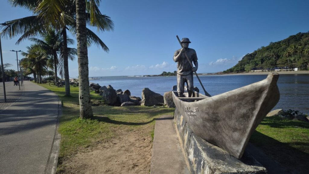 Praia Boca da Barra em Itanhaém